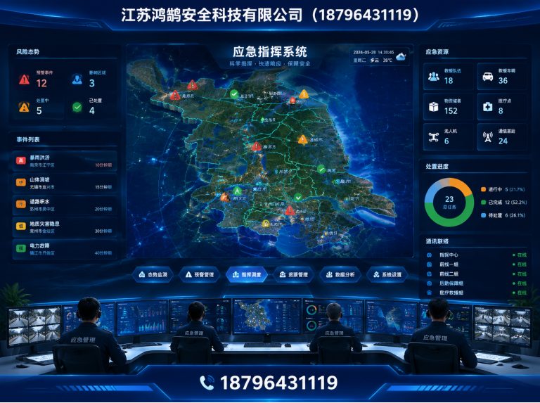 白沙消防通信指挥展示图